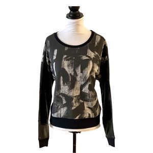 Express abstract sweat shirt